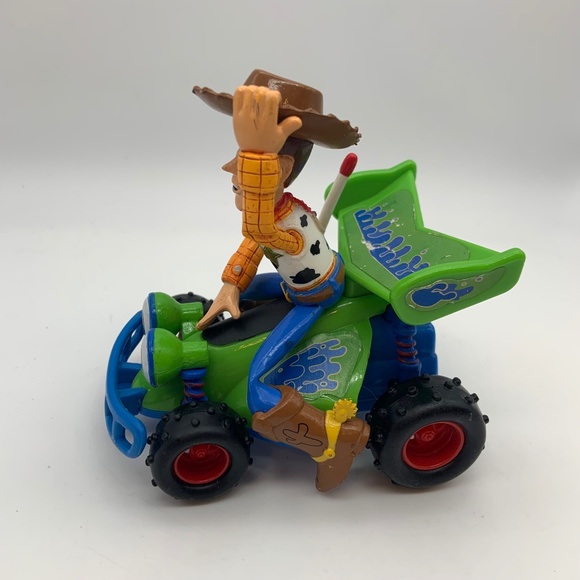 Disney Stores Toy Story Woody Riding on Toy Car RC Toy FOR DISPLAY - Picture 4 of 7